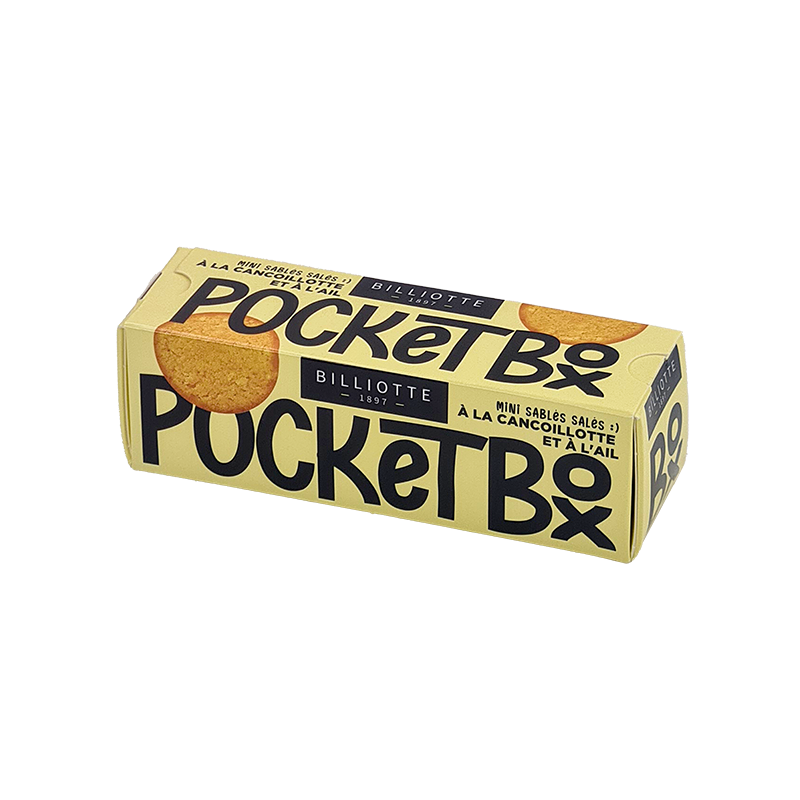 Pocket box mini sablés cancoillotte à emmener partout