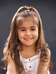 Digital School Photo for Virtual School Student on Slate Background