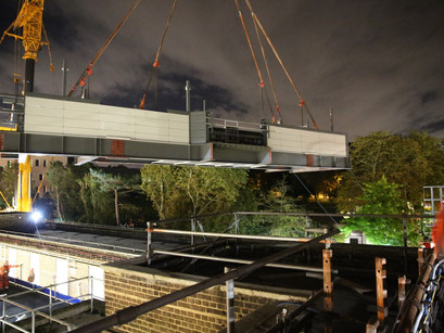 Completed Railway Station Components Depart Universal Coatings UK HQ For Installation