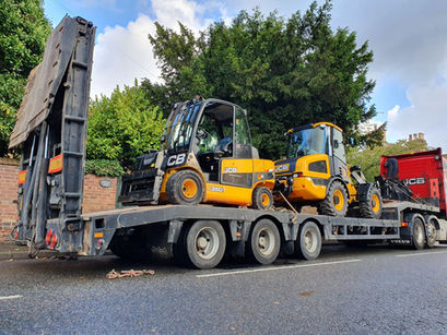 JCB Delivery For Universal Coatings UK