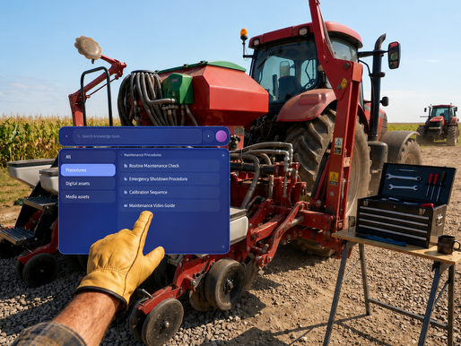 Augmented Reality Work Instructions on a service call