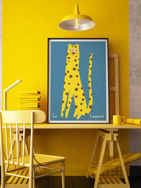 Framed Leopard print by Studio Kavall © Studio Kavall.jpg