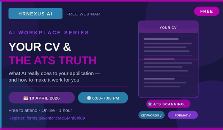 Your CV & the ATS Truth: What AI Does to Your Application