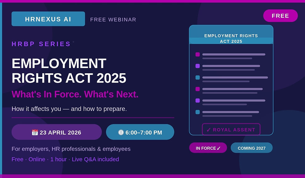 Employment Rights Act 2025. What's In Force, What's Next & How to Prepare