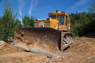 Toby Barkman Excavating grading and leveling the land