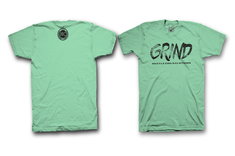 Thumbnail: Hustle Child Black Grind Adult Tee