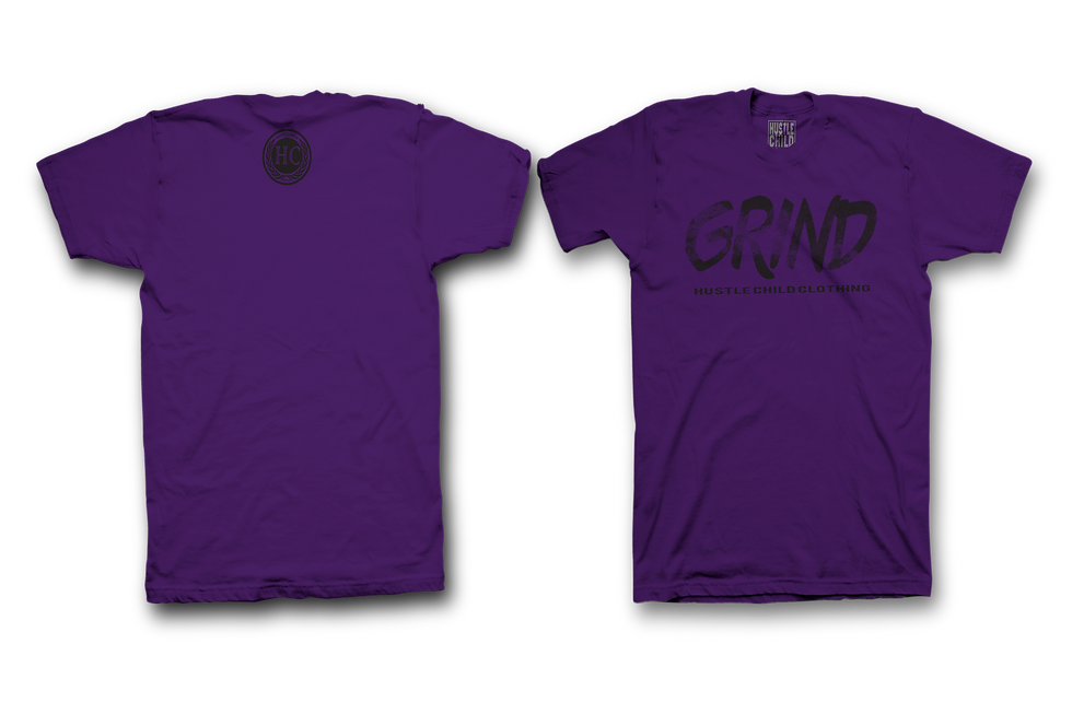 Thumbnail: Hustle Child Black Grind Adult Tee