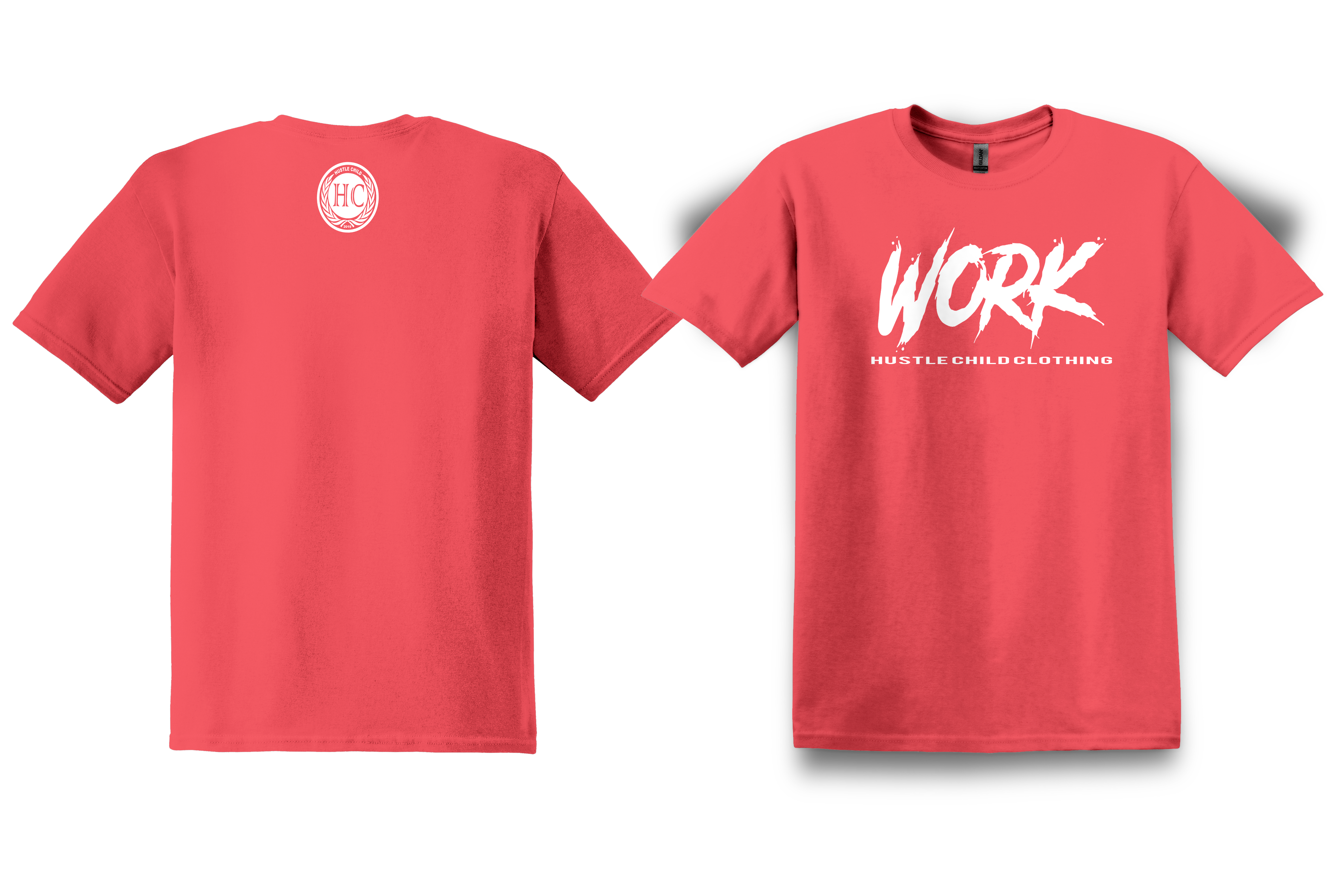 Hustle Child White Work Adult Tee