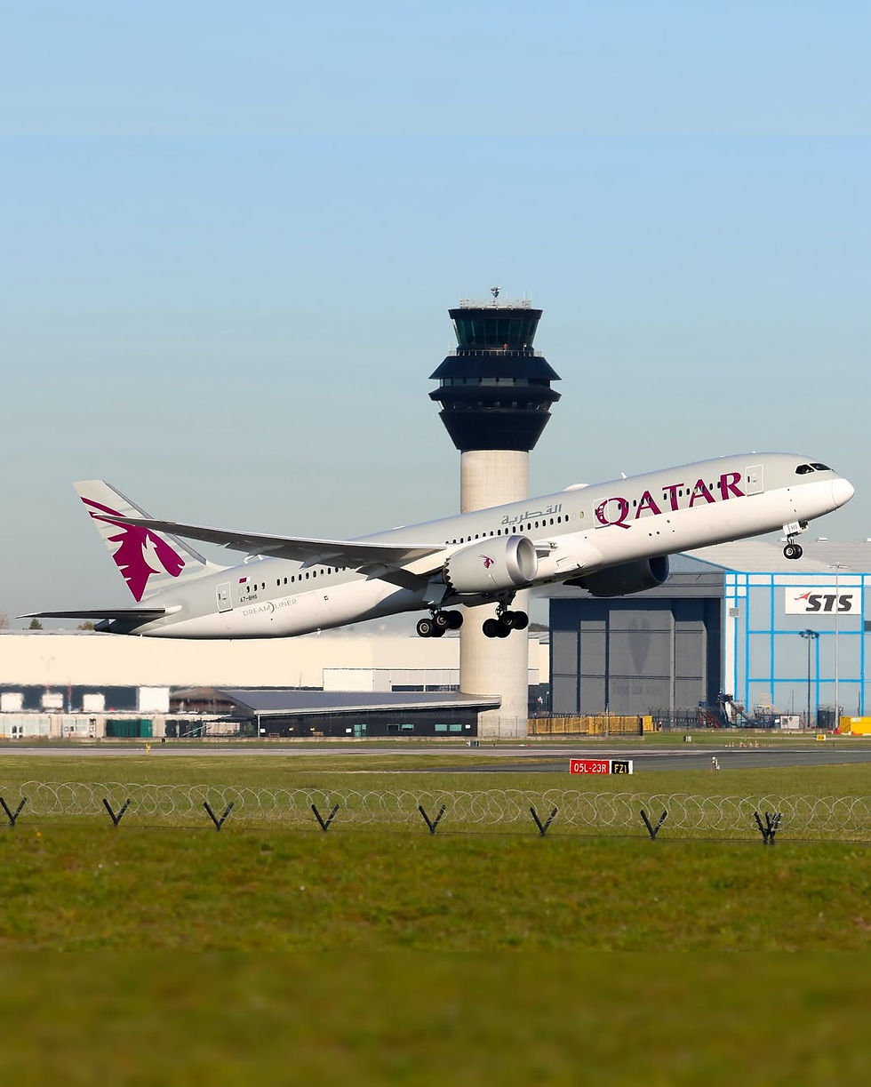 Qatar Airways Boeing 787 Foto: @ollyaircrafts (Instagram)