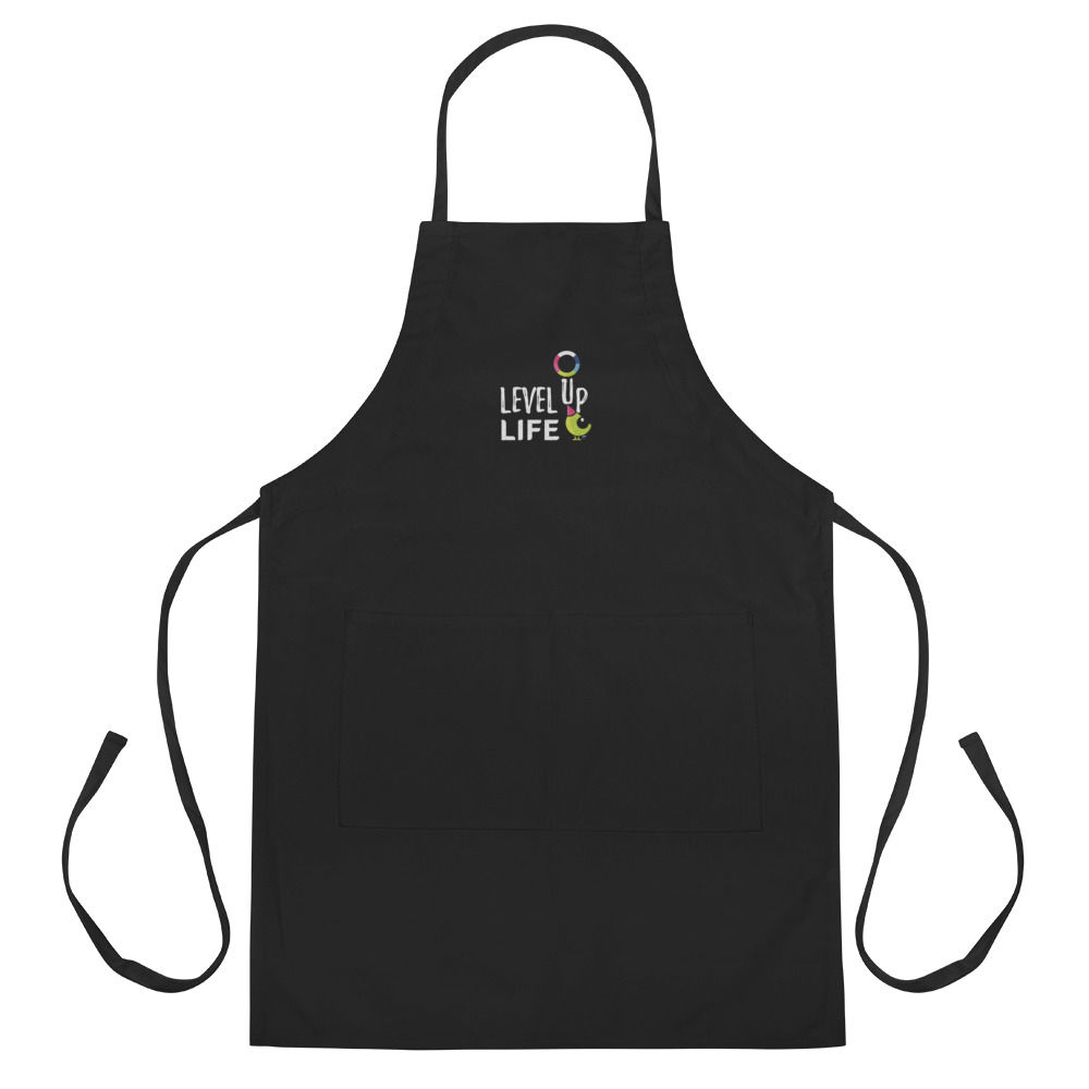 Level Up Life Embroidered Apron