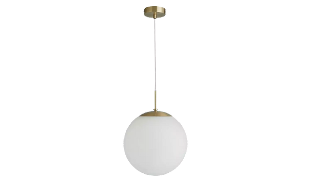 Habitat Habitat Boyd Glass & Metal Pendant Light - Brass