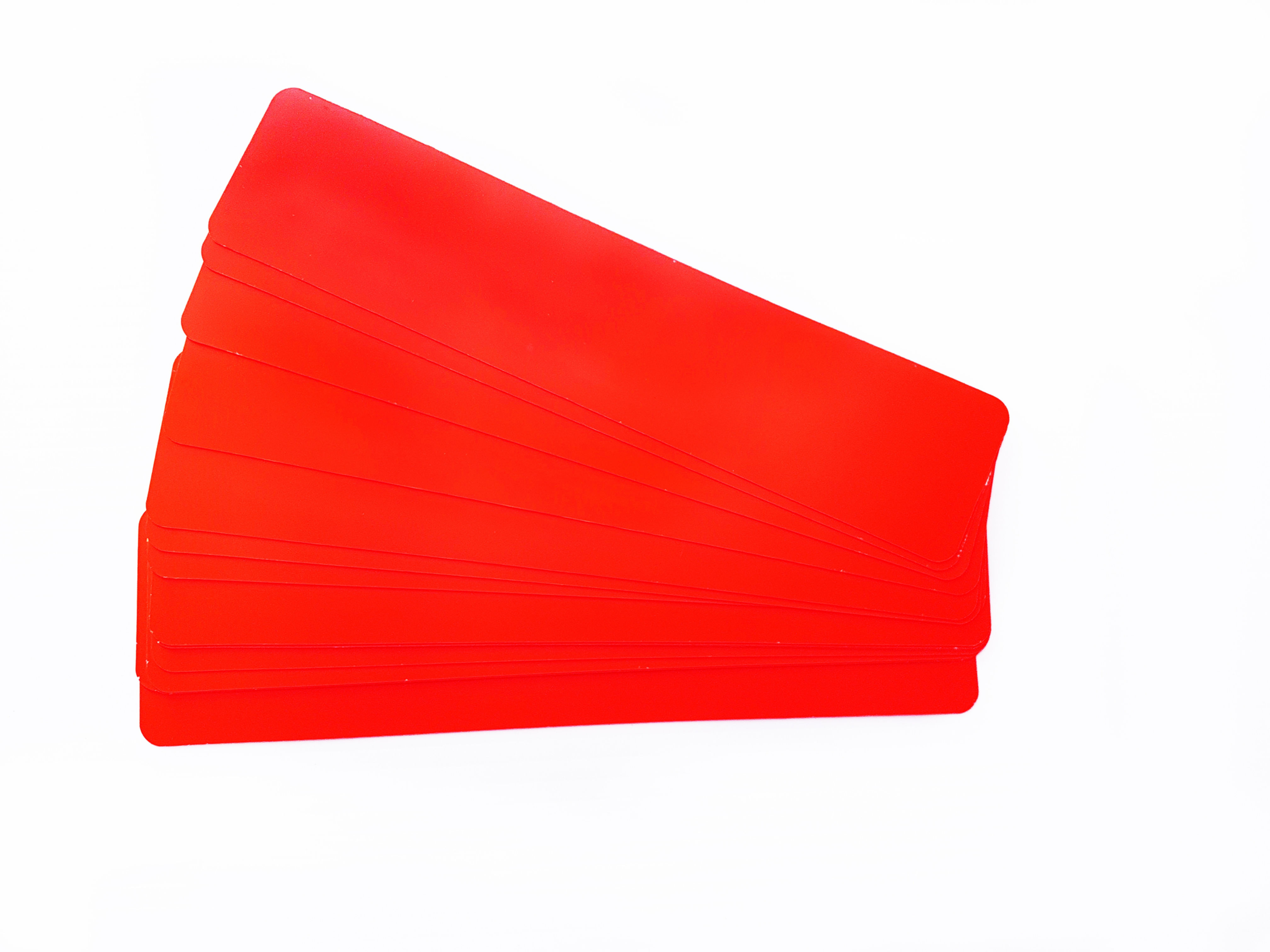 STABRITE 6100 ORANGE/RED 2'' X 9'' ROUND CORNER -100 UNITS