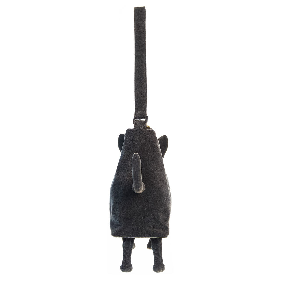 Thumbnail: Grey Chihuahua Handbag