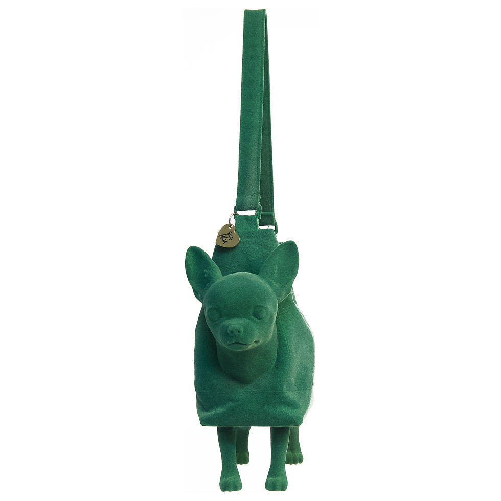 Thumbnail: Green Chihuahua Handbag