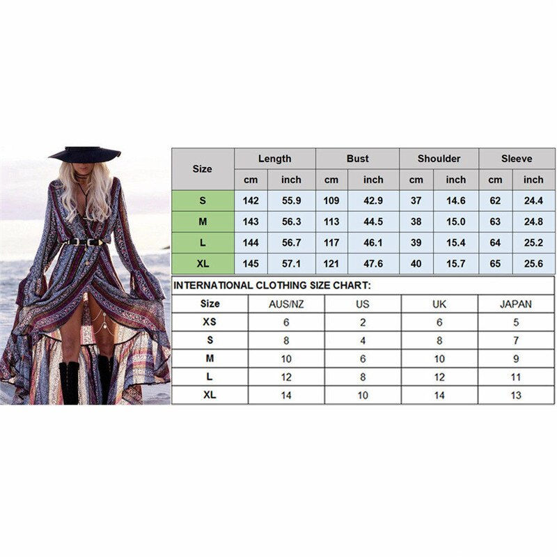 Miniatura: Summer Boho Style Women Long Maxi Dress