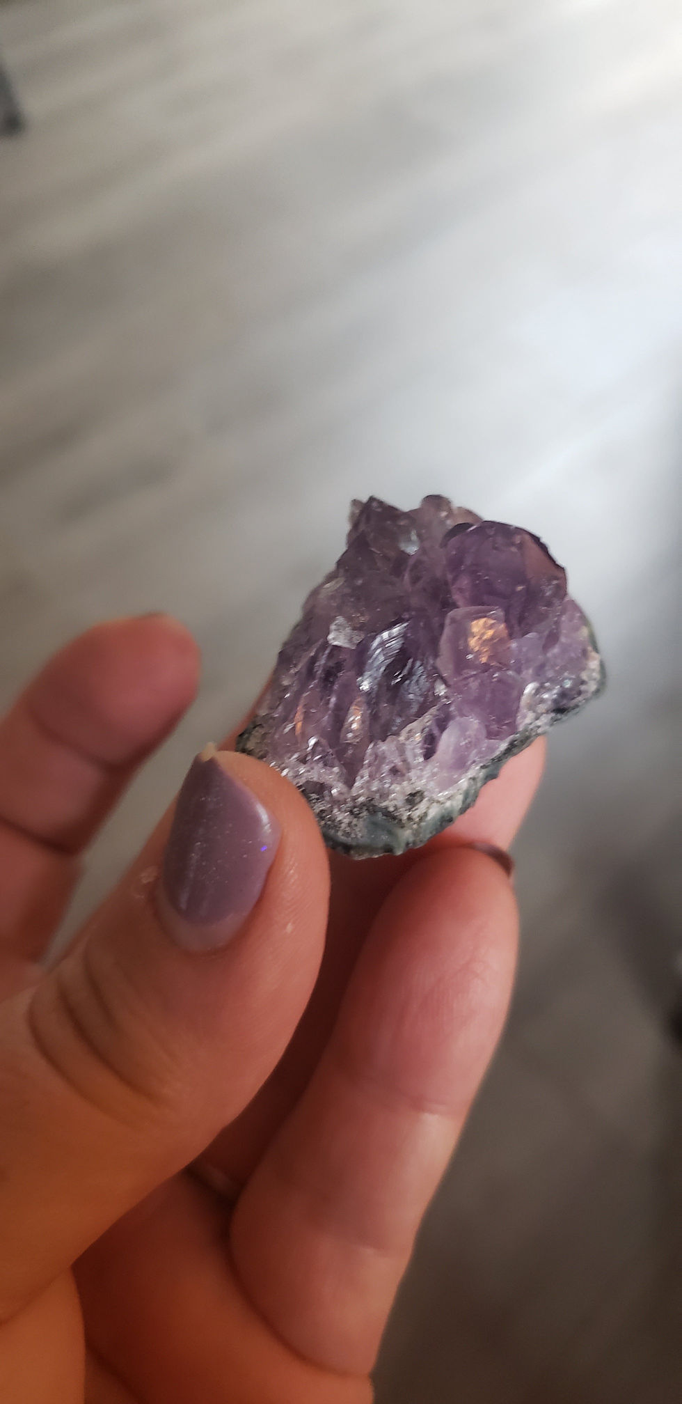 Miniatura: Grade a Amethyst Druzy Crystals