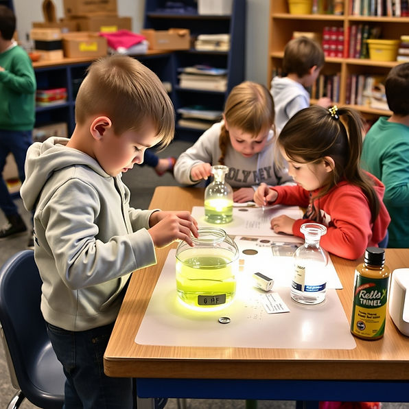 children doing science activites .jpg