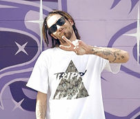 KloudedKings recording artist KK Rue on the set of music video