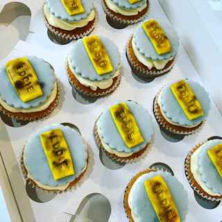 Personalised Thor themed cupcakes