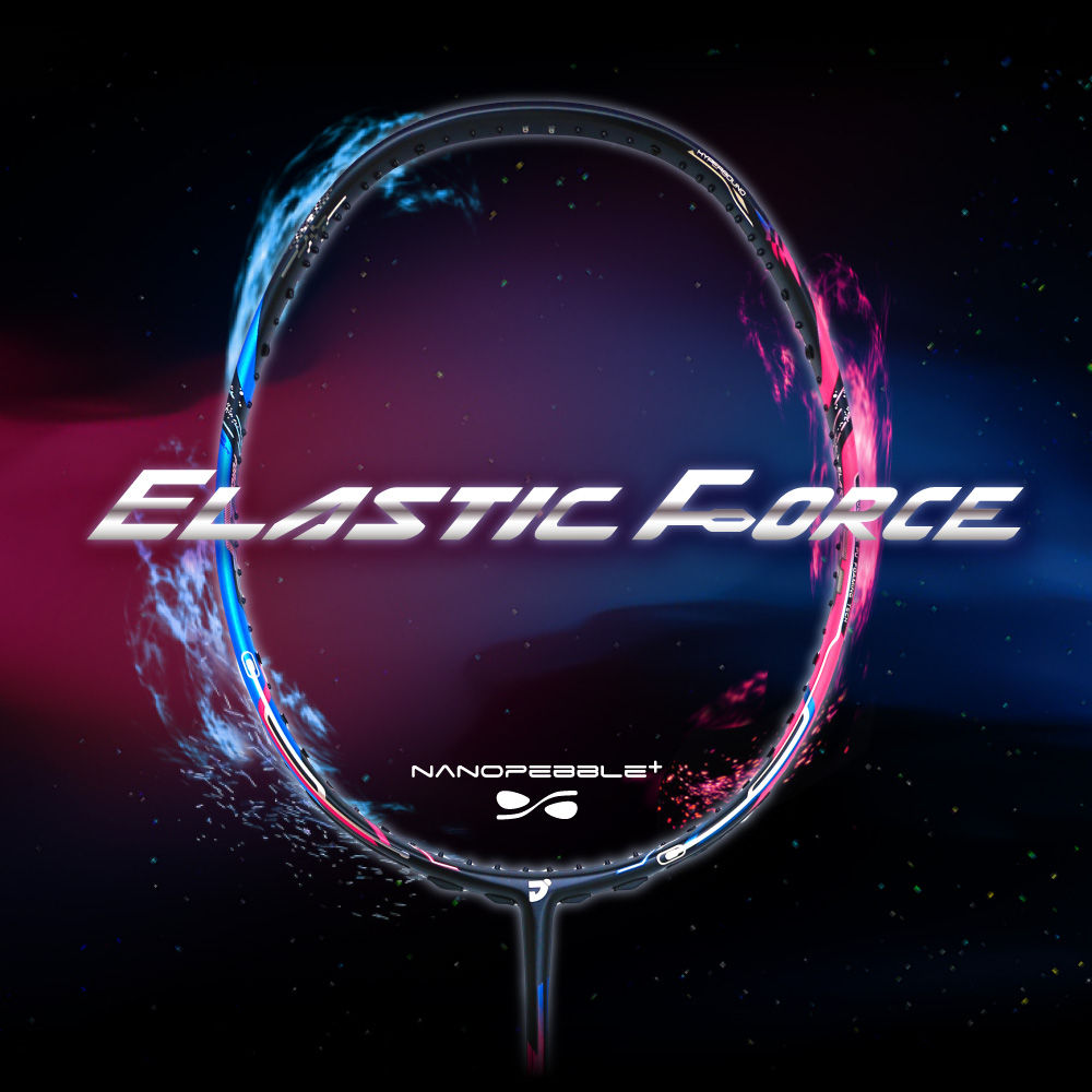 【PRO】【One year warranty】ELASTIC FORCE 9000 Badminton Racket (3U/4U)