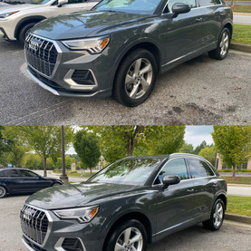 2020 Audi Q3 wash and wax