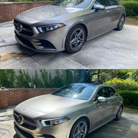 2019 Mercedes A Class wash and wax