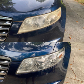 Headlight Restoration on a Infiniti SUV