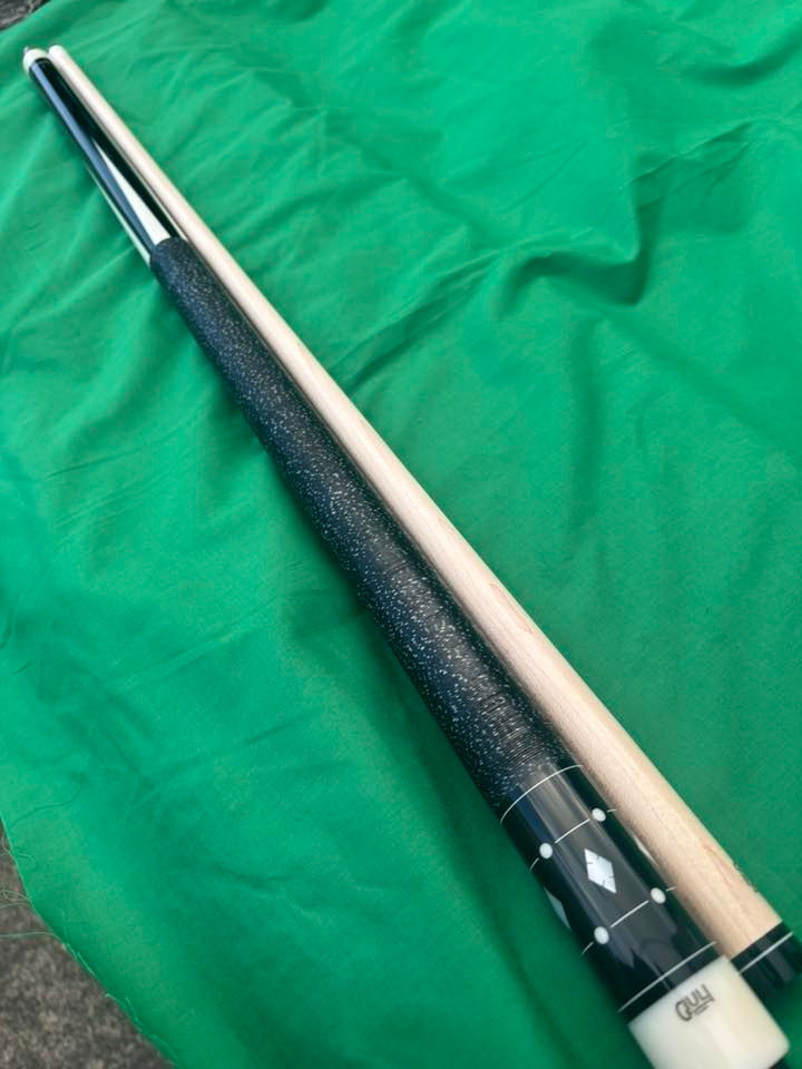 Tuxedo Style Giuli custom Pool cue  black & white