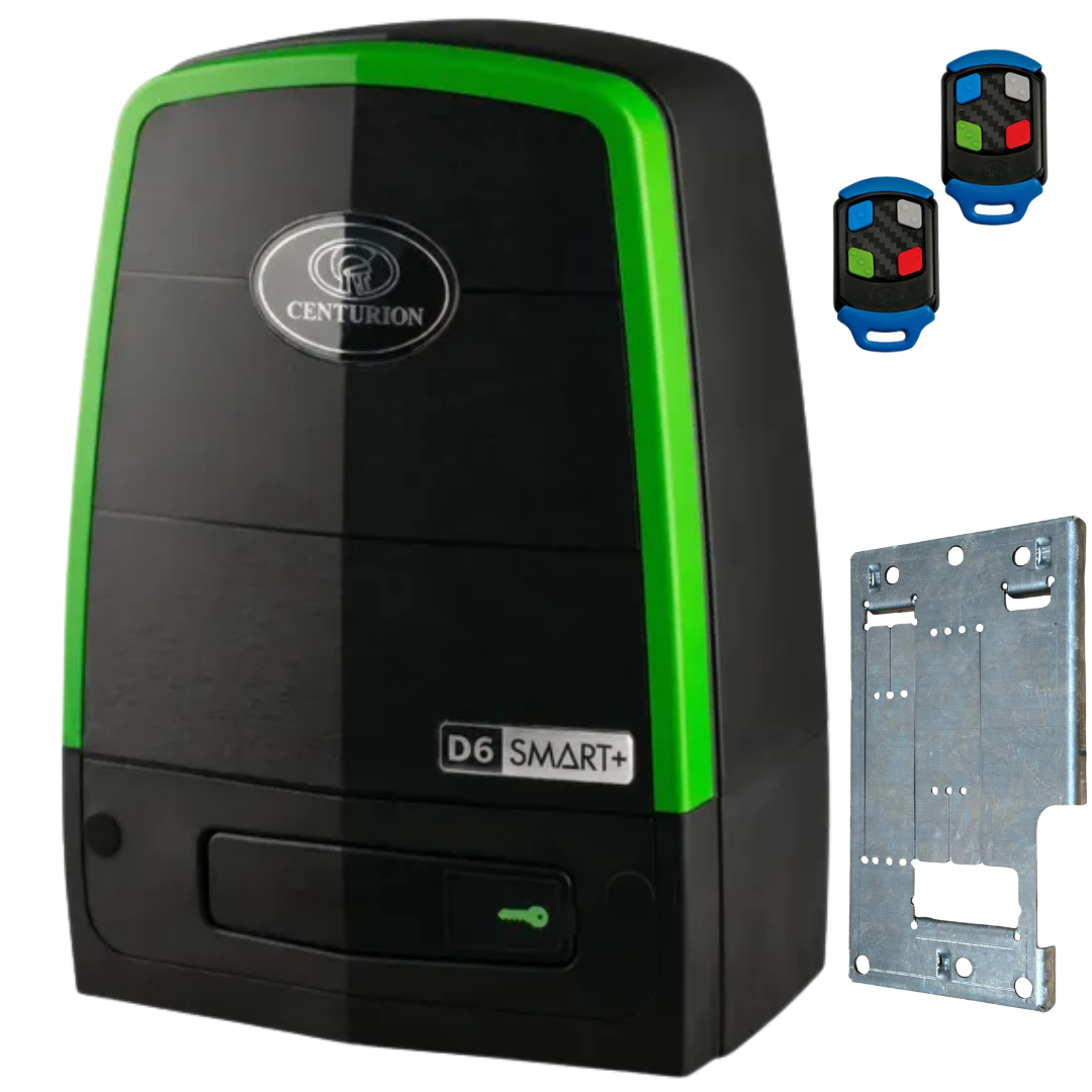Centurion D6 Smart Plus Gate Motor incl Remotes & Foundation Plate