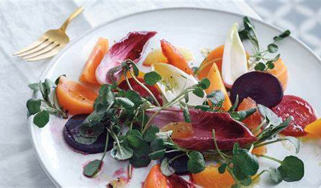 Persimmon, Beet, and Citrus Salad