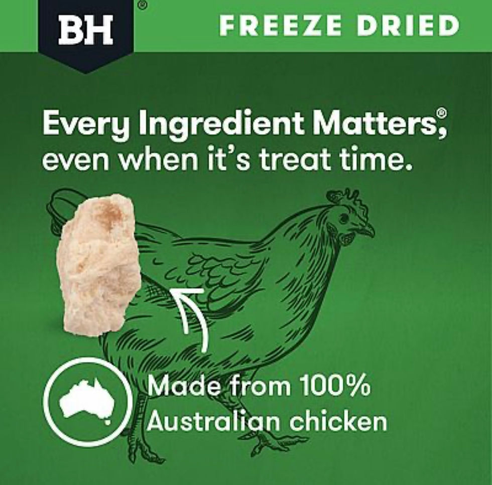Thumbnail: BLACK HAWK FREEZE DRIED DOG TREATS CHICKEN - 40G