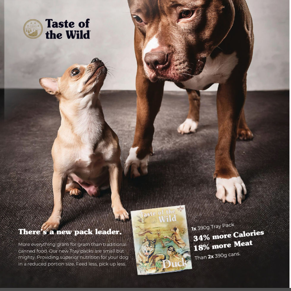 Thumbnail: TASTE OF THE WILD Duck And Chicken With Fruit And Vegetable Tray 390g X 7