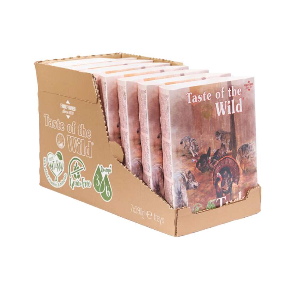 Thumbnail: TASTE OF THE WILD Turkey And Duck With Fruit And Vegetables 390g X 7