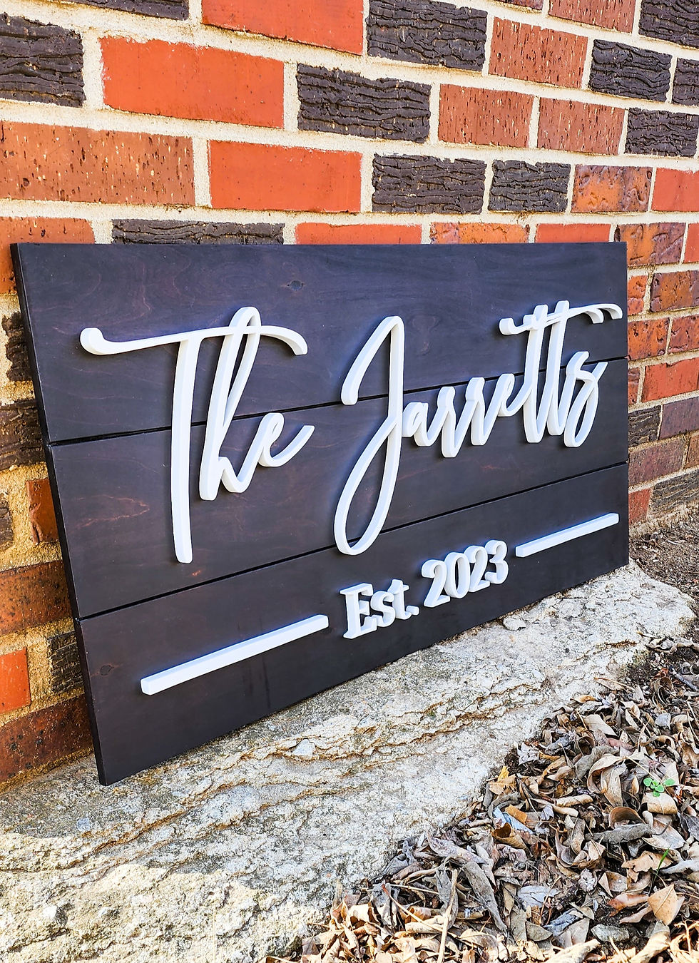 Thumbnail: Family Name Sign with EST Date