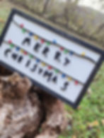 Thumbnail: Stranger Things Christmas Sign, Holiday Lights Scene Decor