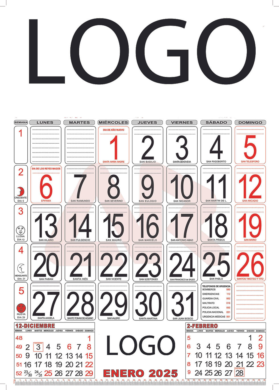 CALENDARIO NOTAS GIGANTE