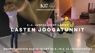 LASTEN JOOGATUNNIT ENNEN JUHANNUSTA