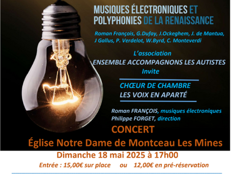 Concert au profit de l'association "Ensemble Accompagnons Les Autistes"
