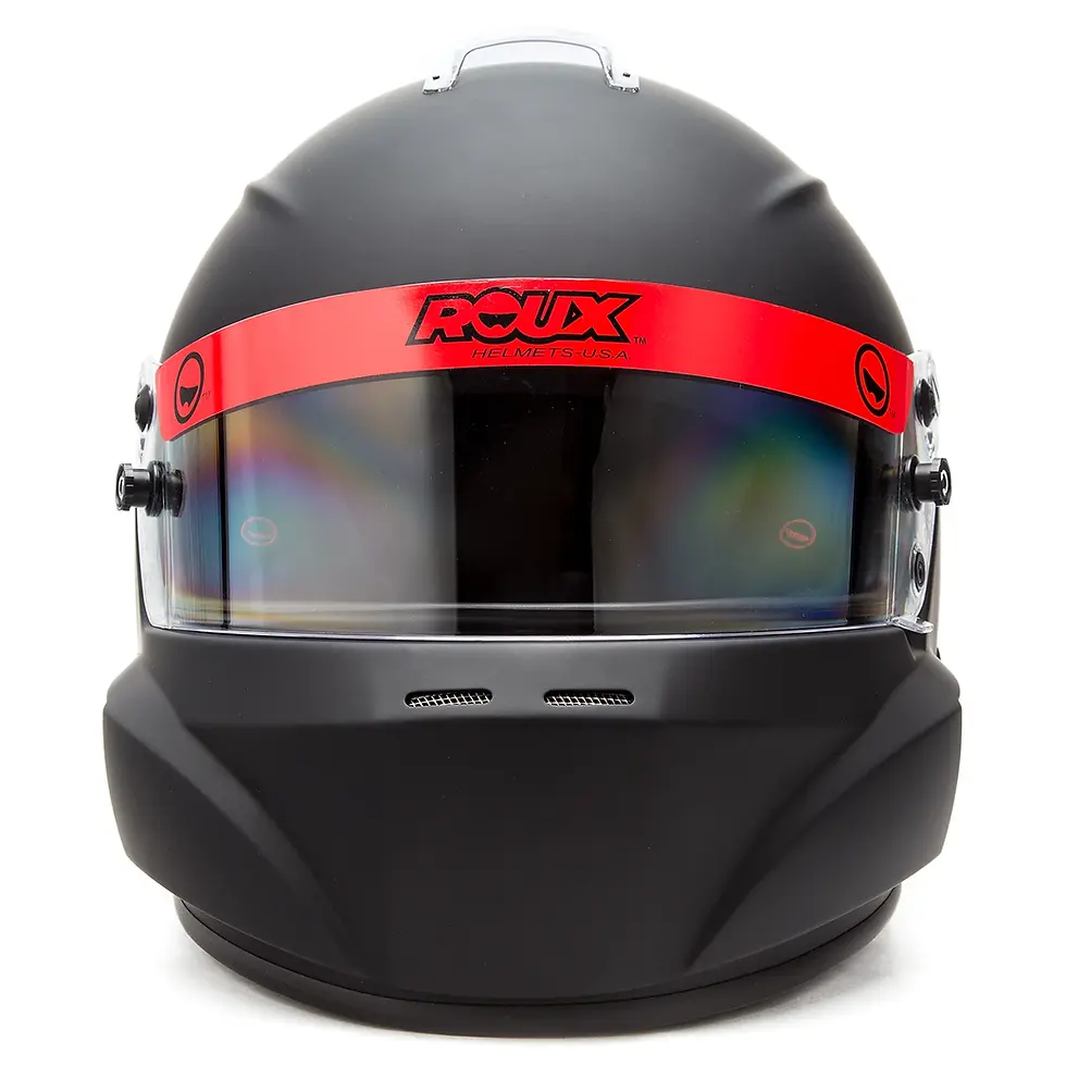 Thumbnail: Roux R-1F Fiberglass Racing Helmet - SNELL SA2020 | SPEEDCOM RACING