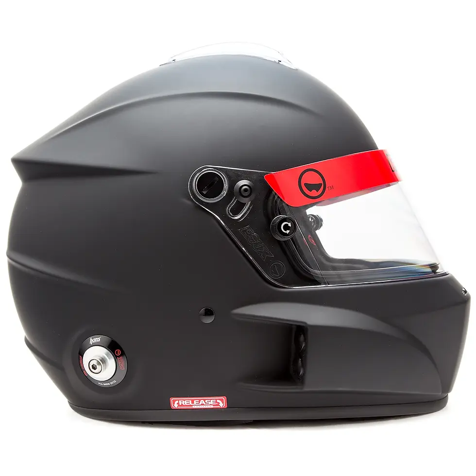 Thumbnail: Roux R-1F Fiberglass Racing Helmet - SNELL SA2020 | SPEEDCOM RACING
