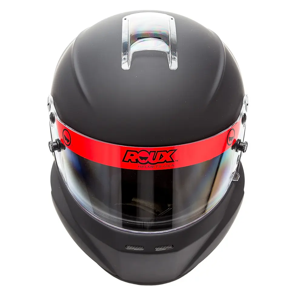 Thumbnail: Roux R-1F Fiberglass Racing Helmet - SNELL SA2020 | SPEEDCOM RACING