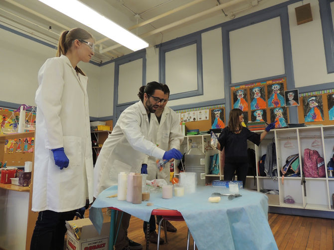 Franck Lab Science Fun with Kindergarteners at the French-American School