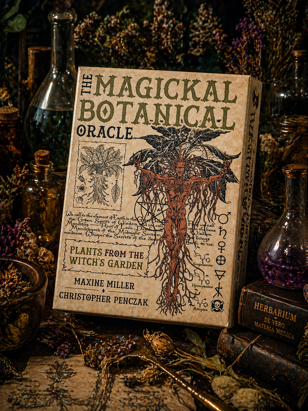 The Magickal Botanical Oracle preview cards