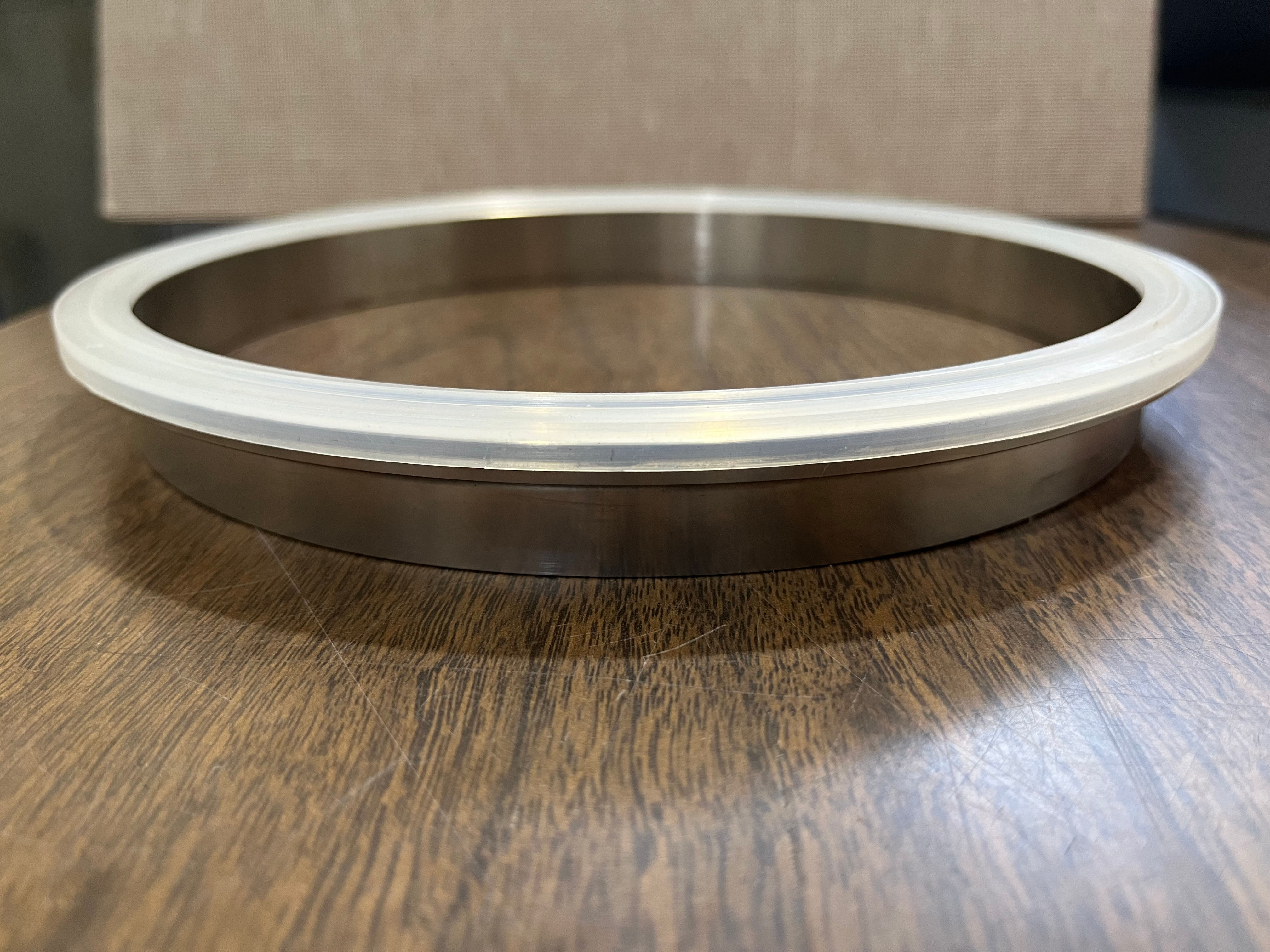Empaque clamp con ceja , de 8”