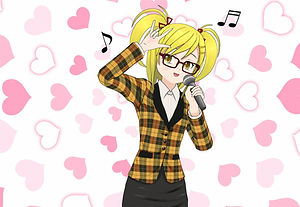 Singing Heart Anime Character