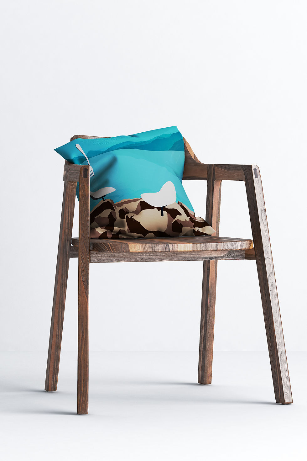 Miniaturbild: Vevey View Cushion Cover