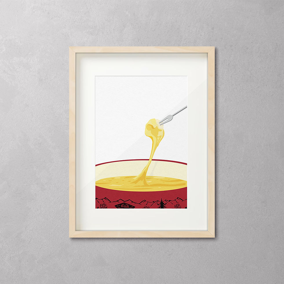 Miniaturbild: Fondue Wall Art