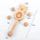 Thumbnail: 5 Piece Wooden Baby Rattle/Teether Set 