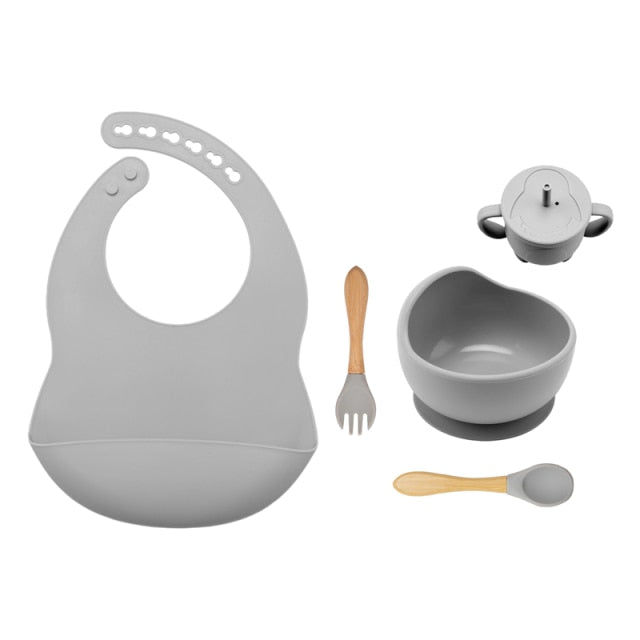 Thumbnail: 5 Piece Silicon Meal Time Set 