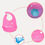 Thumbnail: Waterproof Soft Silicone Baby Bib